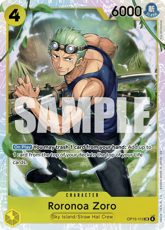 Roronoa Zoro OP15-113